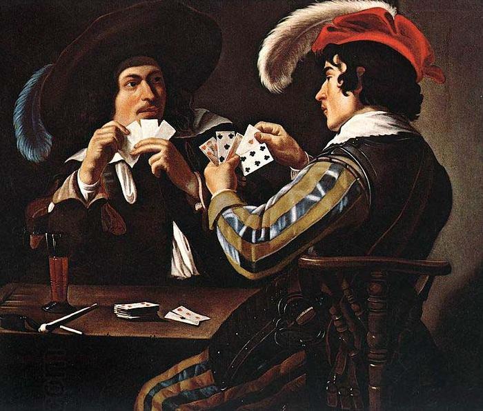 Theodoor Rombouts The Card Players China oil painting art